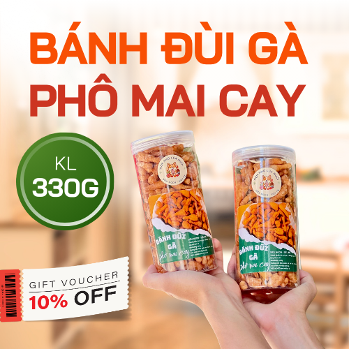 Bánh đùi gà phô mai cay
