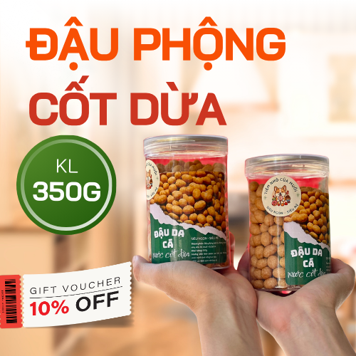 Đậu phộng da cá cốt dừa